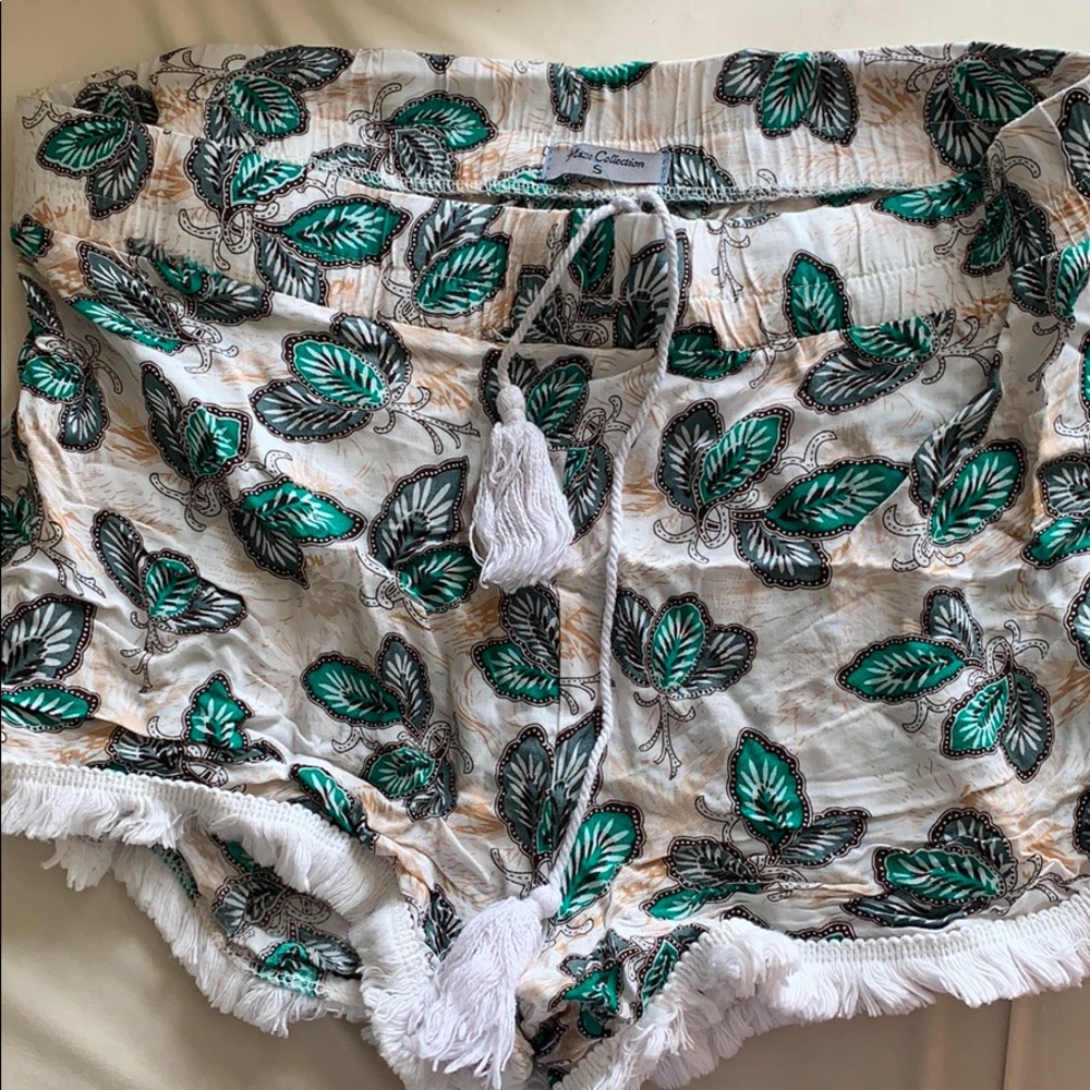String Tie Printed Shorts | Small